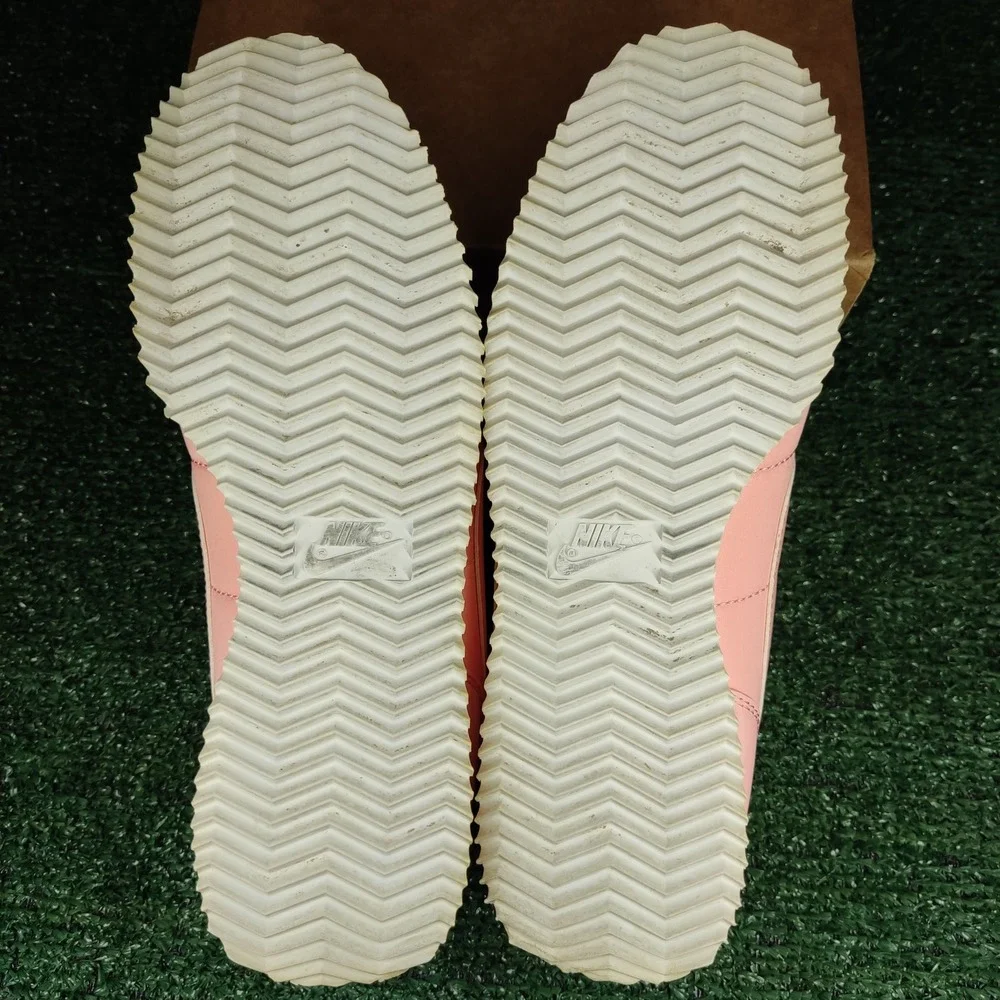 Nike Shoes Kids 5.5Y Pink Cortez‎ Basic SL GS AV3519-600 Satin Low Top Sneakers